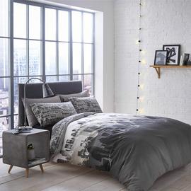 CL Home Skyline Polycotton Duvet Set Size: King Best Price and Cheapest