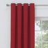 Argos Home Linen Look Blackout Curtains - 117x183cm - Red