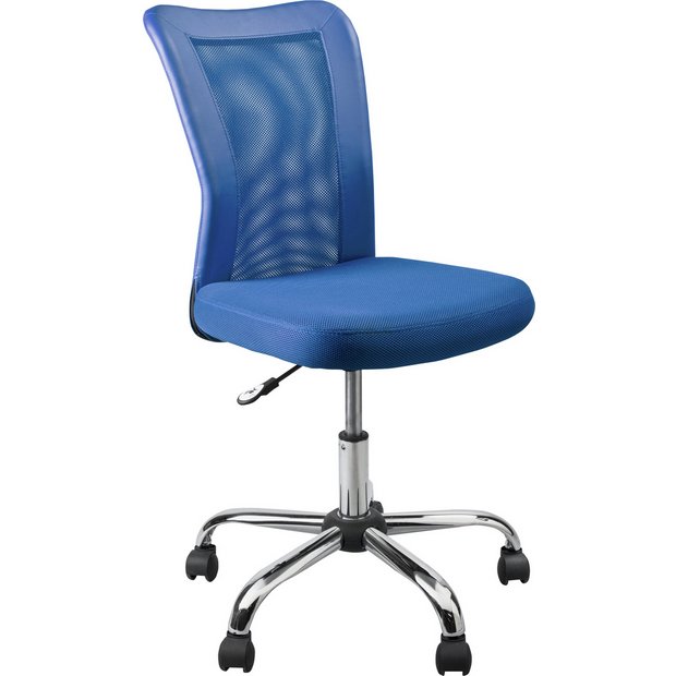Buy HOME Reade Mesh Gas Lift Adjustable Office Chair - Blue at Argos.co