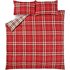 Catherine Lansfield Kelso Red Tartan Bedding Set - Double