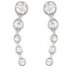 Sterling Silver Crystal Climber Earrings