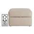 Argos Home Piacenza Leather Footstool - Taupe