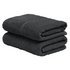ColourMatch Pair of Hand Towels - Jet Black