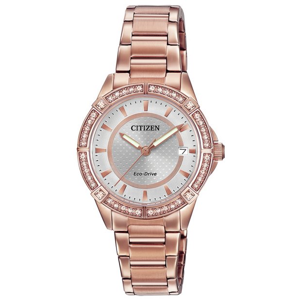 Buy Citizen Ladies' EcoDrive Stainless Steel Bracelet Watch at Argos