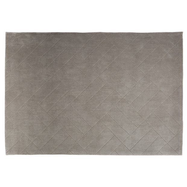 Buy Collection Parker Rug 160x230cm Grey at Argos.co.uk Your