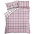 Catherine Lansfield Kelso Heather Duvet Cover Set - Double