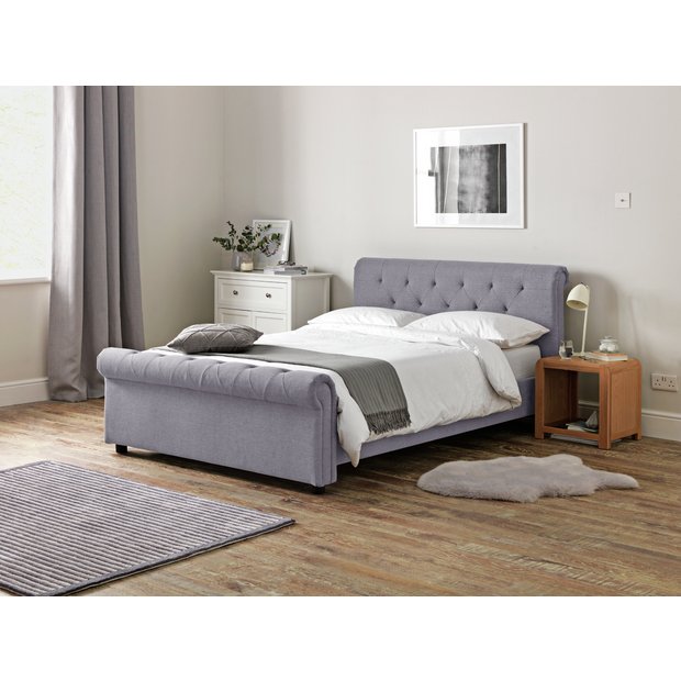 Velvet deals bed argos