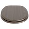 Argos Home Wood Veneer Toilet Seat - Grey