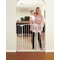 Dreambaby Chelsea Tall Auto-Close White Gate & Extensions