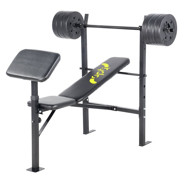 Bench Opti Bench with 30kg Weights 
