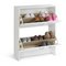 Argos Home 2 Tier Shoe Cabinet - White