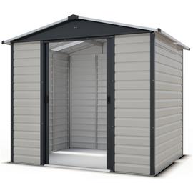 Yardmaster Extra Tall Metal Shiplap Shed - 8 x 6ft
