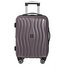 IT Luggage 8 Wheel Hard Cabin Suitcase - Metallic Grey