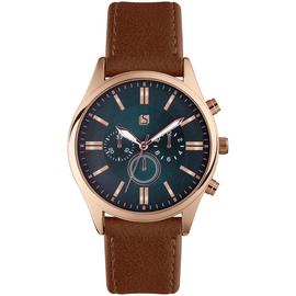 Spirit Men's Brown Strap Watch