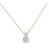 Revere 18ct Gold Plated Silver 1.75ct Look CZ Pendant