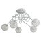 Argos Home Amelia 5 Light Beaded Globes Ceiling Light