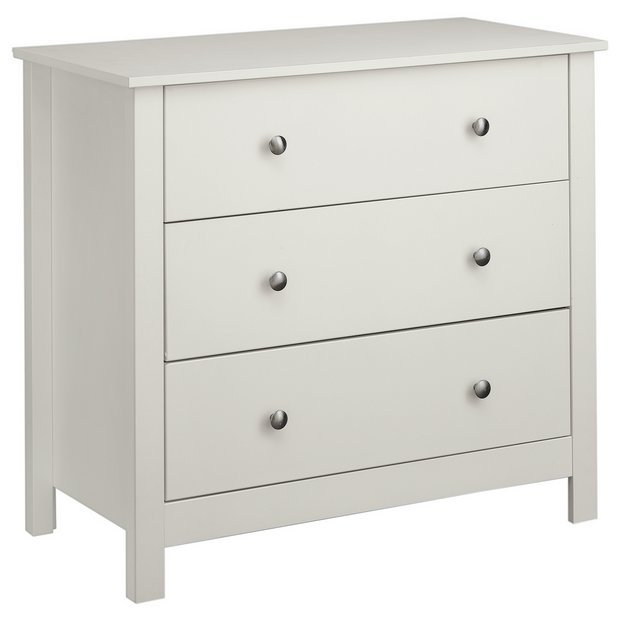 Buy Argos Home Osaka 3 Drawer Chest White Chest of drawers Argos