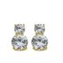 Revere 18ct Gold Plated Silver 2.00ct Look CZ Earrings