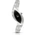 Seksy Ladies' Stainless Steel 4226 Black Dial Watch
