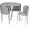 Argos Home Amparo Grey Dining Table & 4 Grey Chairs