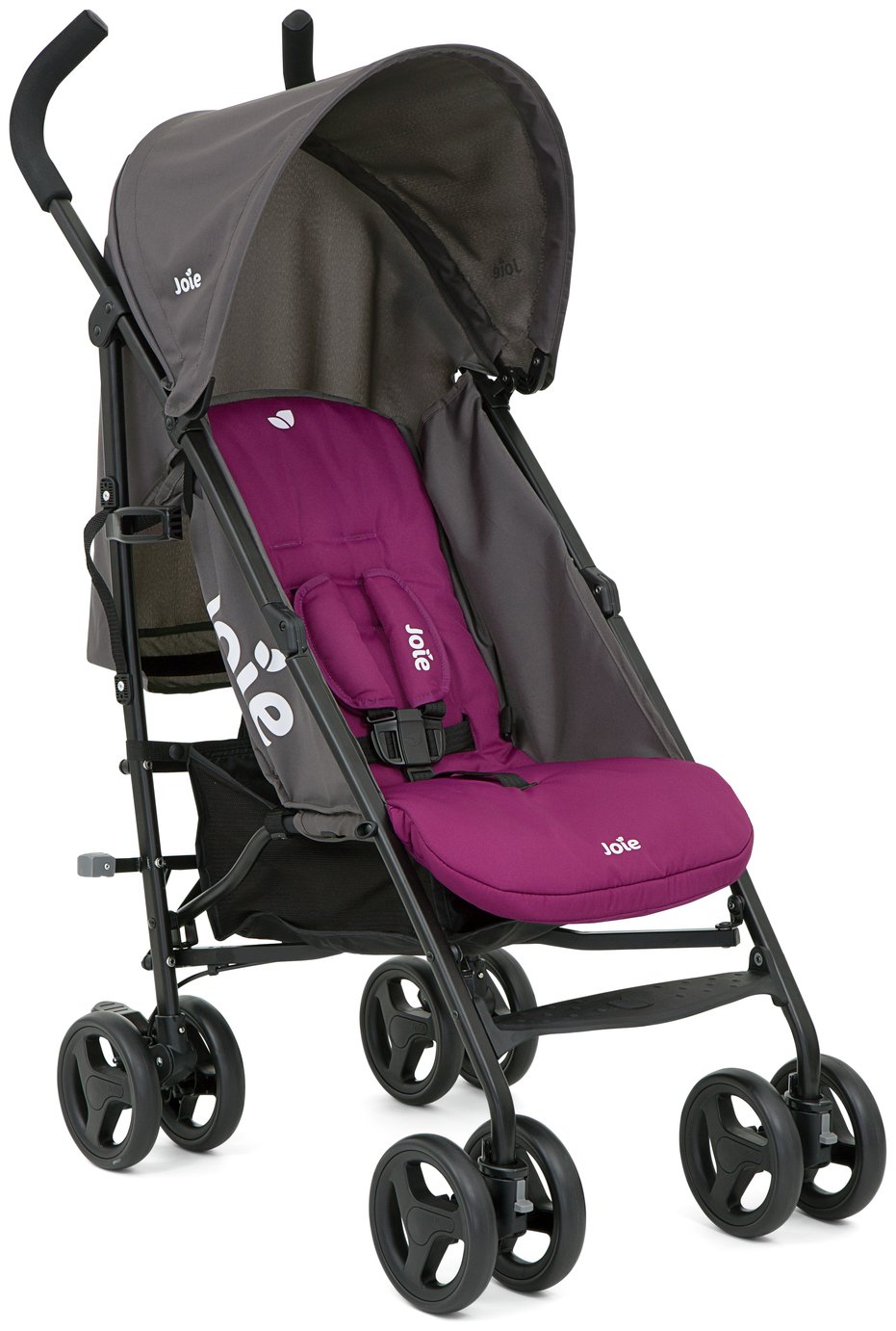 pink and grey pushchair