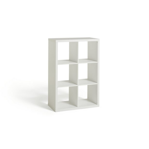 Argos white shelving deals unit