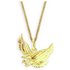 Revere Mens 9ct Gold Plated Sterling Silver Eagle Pendant
