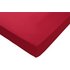 Collection Deep Red Non Iron Fitted Sheet - Double
