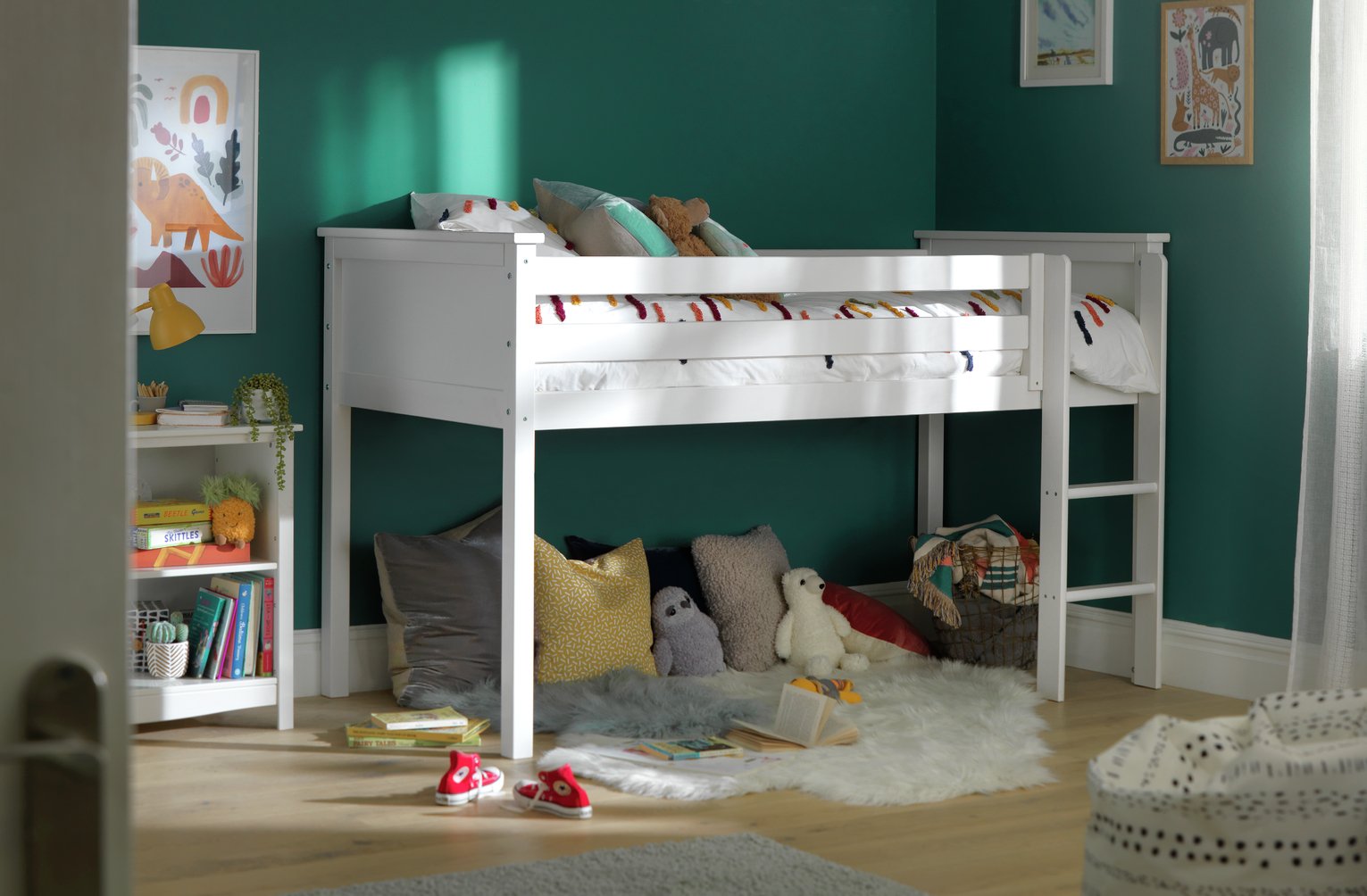 argos cabin bed with desk
