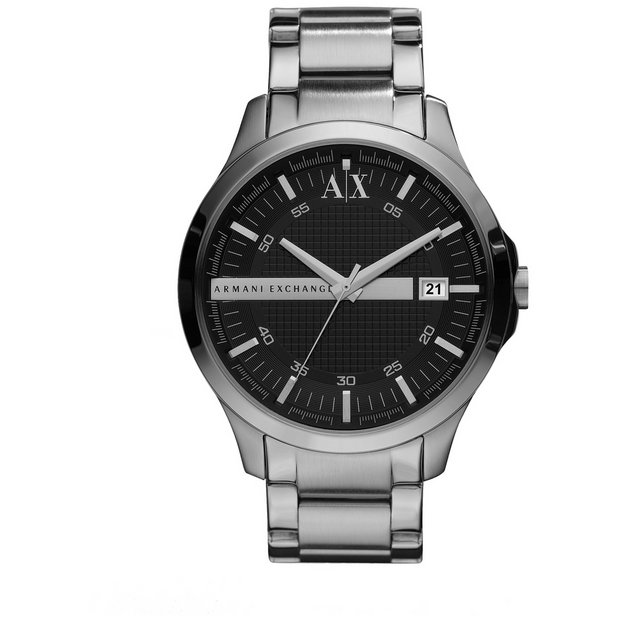 Buy Armani Exchange Men s Silver Stainless Steel Watch Men s