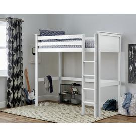 Argos Home Brooklyn White High Sleeper & Kids Mattress