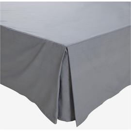 Habitat Easycare Plain Grey Valance - Single
