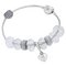 Revere Kid's Silver Colour Beaded Charm Bracelet