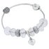 Revere Kid's Silver Colour Beaded Charm Bracelet