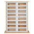 Argos Home York Sliding Door Glass Media Unit - Oak Effect