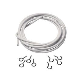 Argos Home 5m Net Curtain and Voile Wire - White