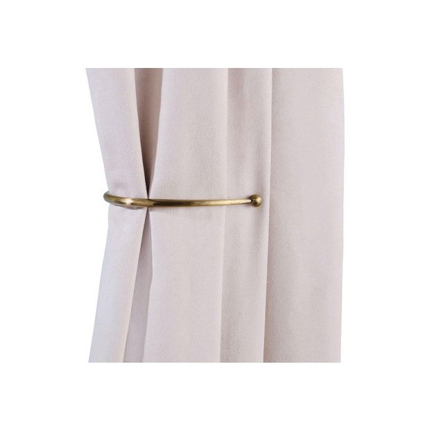 Buy HOME Pair of JShaped Curtain Holdbacks Antique Brass at Argos.co