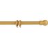 Argos Home 1.8m Wooden Curtain Pole Set - Walnut