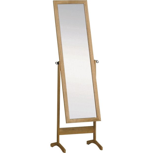 Buy HOME Wooden Full Length Cheval Mirror Oak Effect at Argos.co.uk