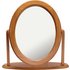 HOME Oval Dressing Table Mirror - Oak Effect