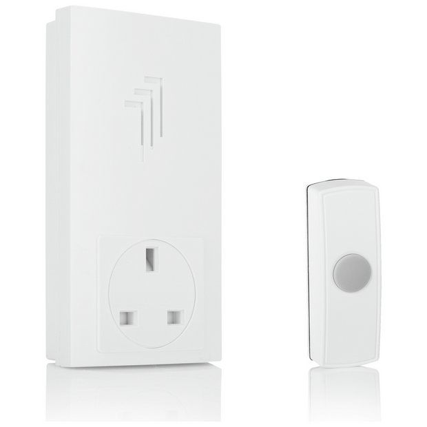 Buy Byron White 30m Plug Through Wireless Doorbell Kit at Argos.co.uk