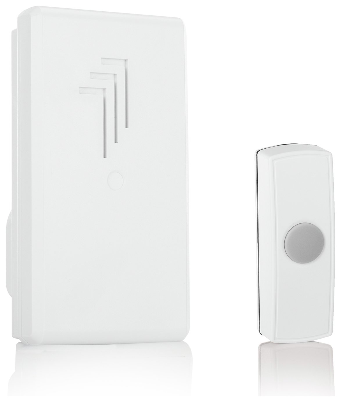 Byron Doorbell & Byron 100m Twin Wireless Mechanical Doorbell With Brass Fronted Push Sc 1 St