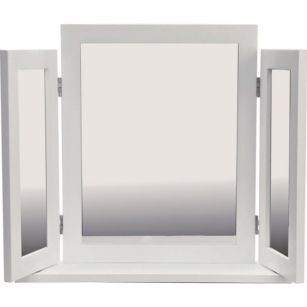 Buy HOME Triple Dressing Table Mirror White at Argos.co.uk Your