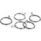 Argos Home 20 Metal 28mm Curtain Rings - Stainless Steel