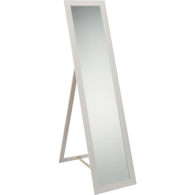 Buy HOME Wooden Full Length Cheval Mirror White at Argos.co.uk Your