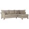 Argos Home Kayla Right Corner Fabric Sofa - Beige