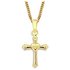 Revere Kids 9ct Gold Plated Silver Cross Pendant