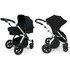 Ickle Bubba Stomp V2 2 in 1 Pushchair & CarrycotBlack