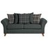 Argos Home Kayla 3 Seater Scatter Back Fabric Sofa -Charcoal