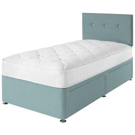 Airsprung Dalham Memory 2 Drawer Blue Divan - Single